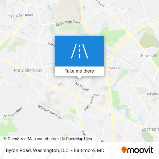 Mapa de Byron Road