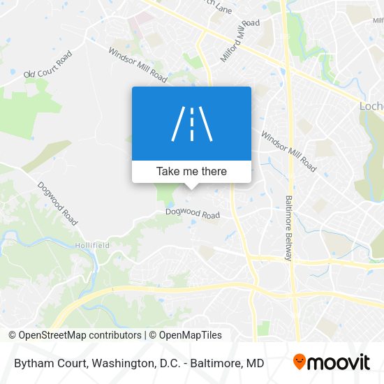 Bytham Court map