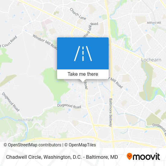 Mapa de Chadwell Circle