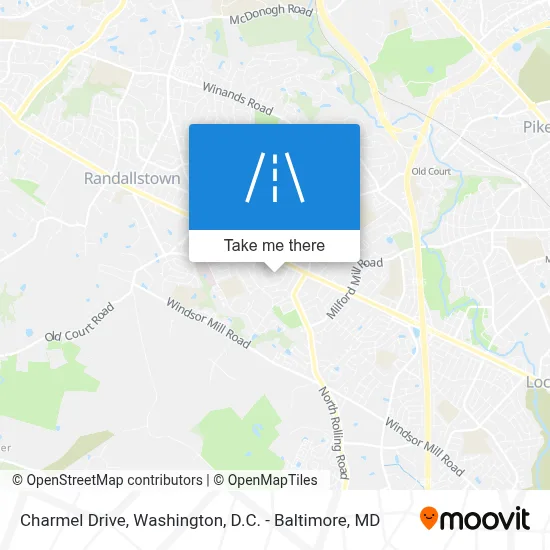 Charmel Drive map