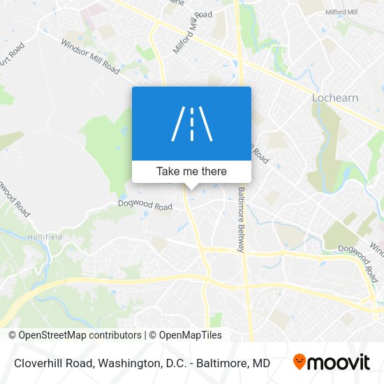 Mapa de Cloverhill Road