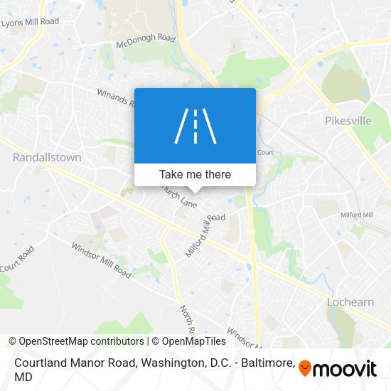 Mapa de Courtland Manor Road