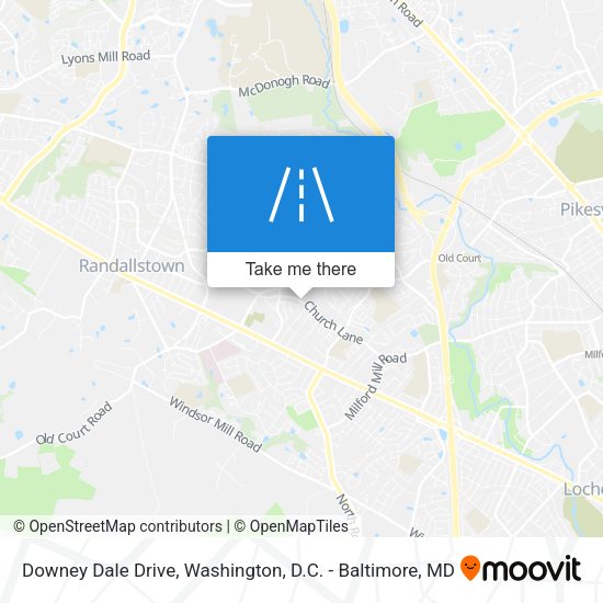 Mapa de Downey Dale Drive