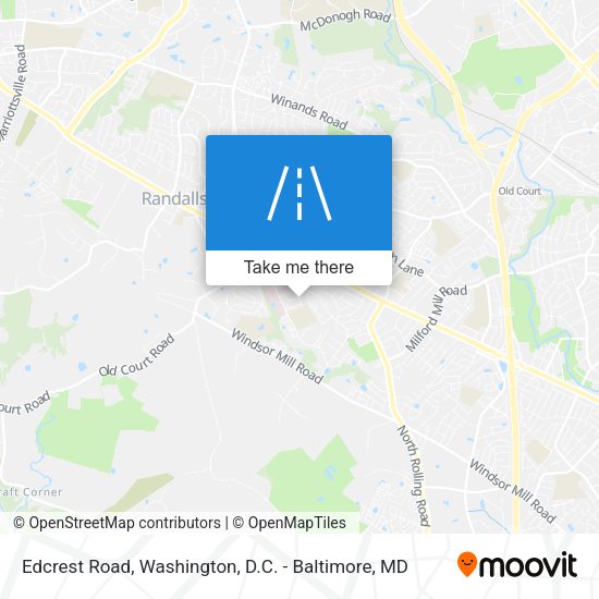 Mapa de Edcrest Road