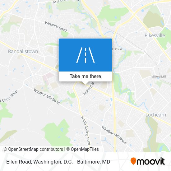 Mapa de Ellen Road