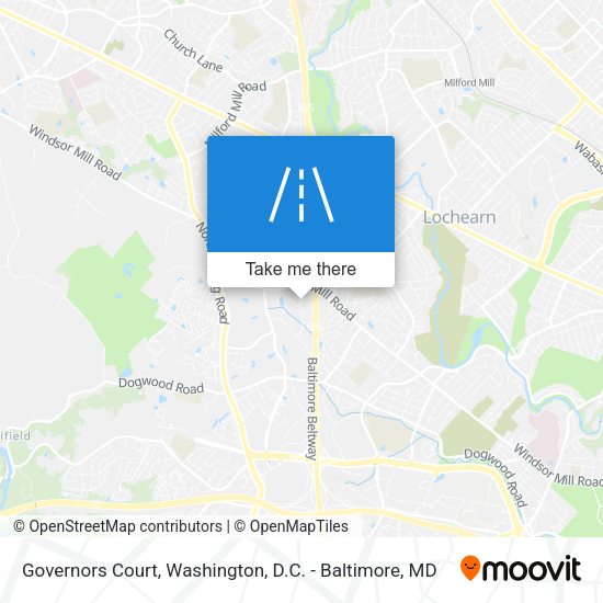Mapa de Governors Court
