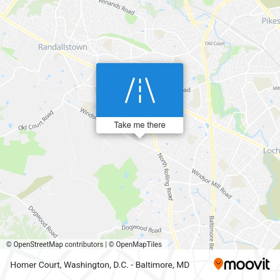 Homer Court map