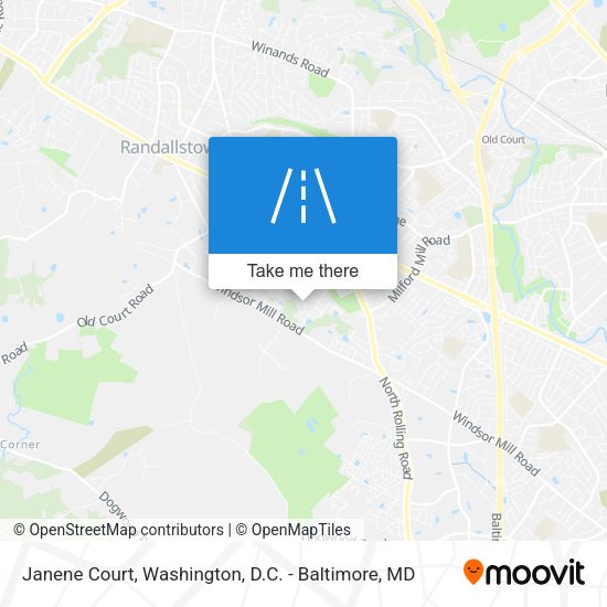Janene Court map