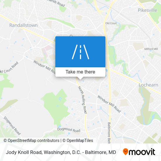 Mapa de Jody Knoll Road
