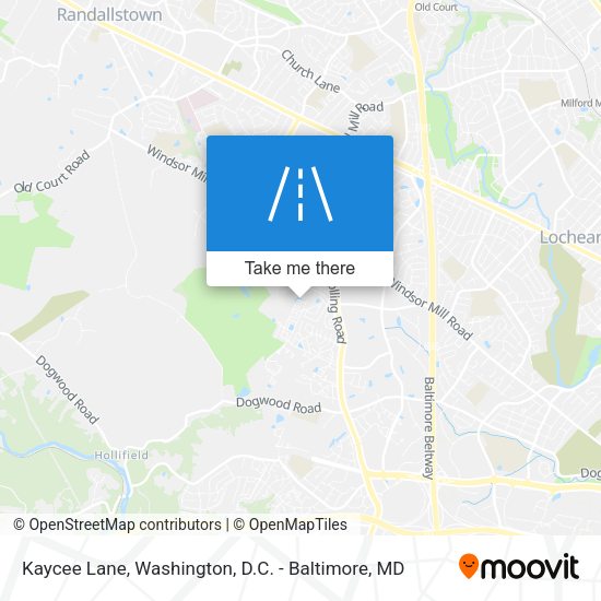 Kaycee Lane map