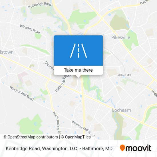 Mapa de Kenbridge Road