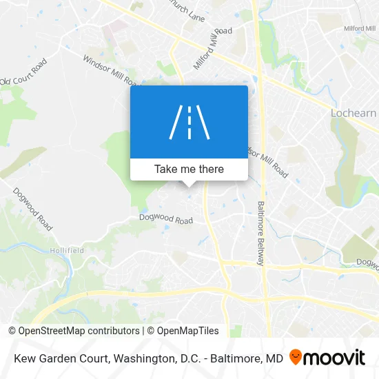 Kew Garden Court map