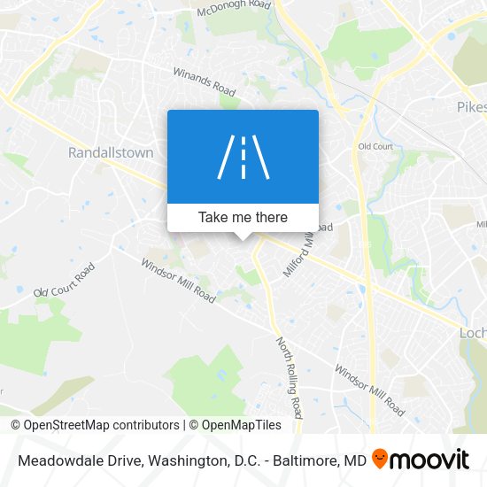 Meadowdale Drive map