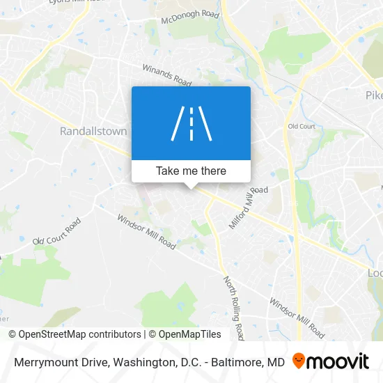 Merrymount Drive map