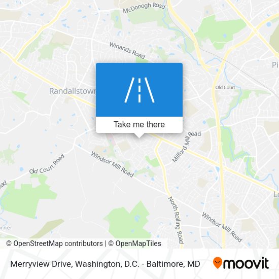 Mapa de Merryview Drive