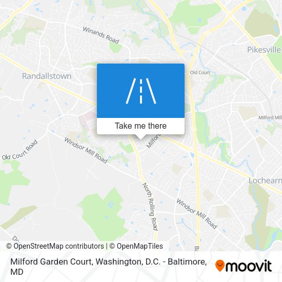 Mapa de Milford Garden Court