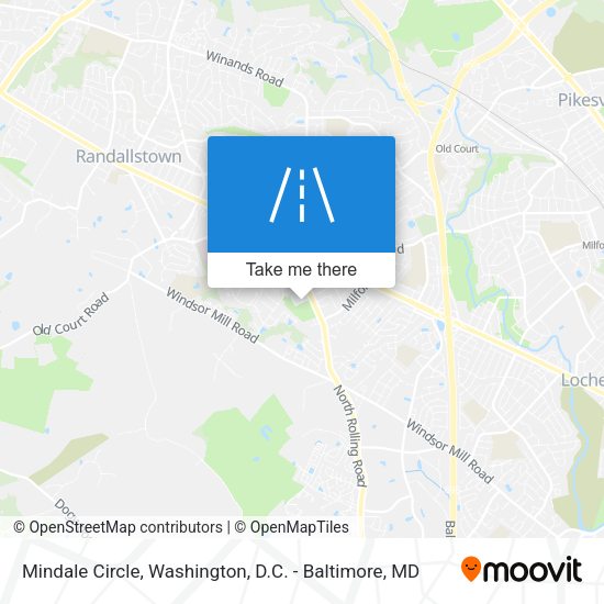 Mindale Circle map