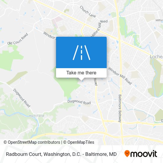 Radbourn Court map