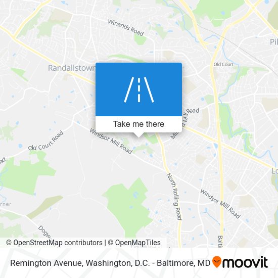 Mapa de Remington Avenue