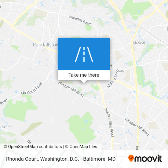 Mapa de Rhonda Court