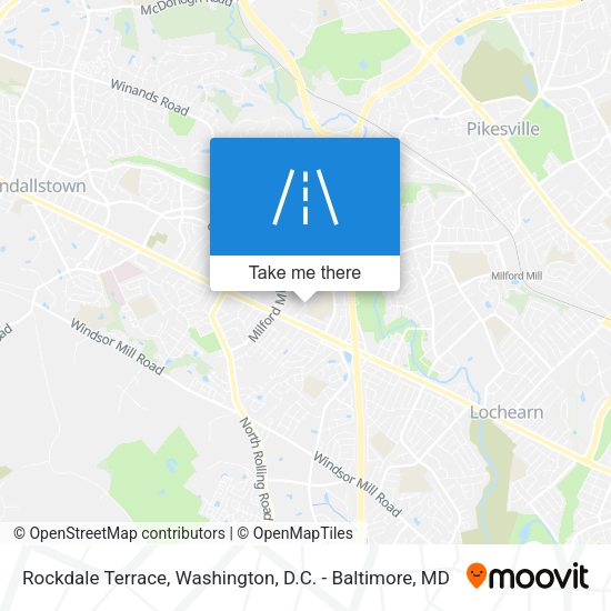 Rockdale Terrace map