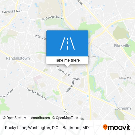 Rocky Lane map