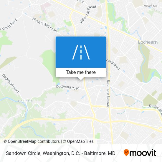 Sandown Circle map
