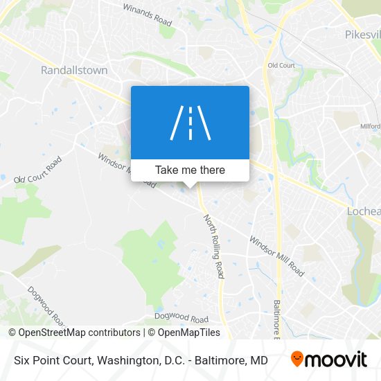 Six Point Court map