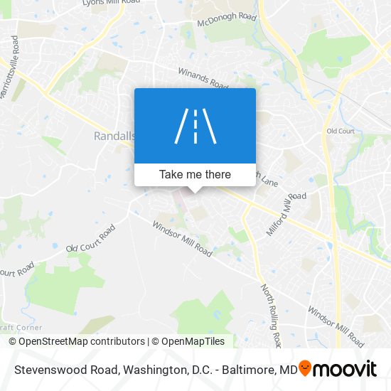 Stevenswood Road map