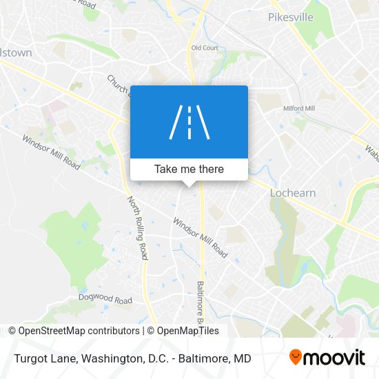 Turgot Lane map