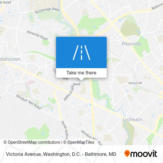 Mapa de Victoria Avenue