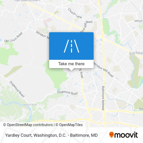 Yardley Court map