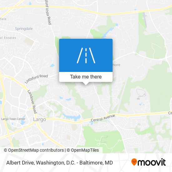Albert Drive map