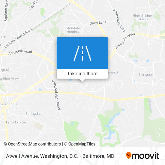Atwell Avenue map