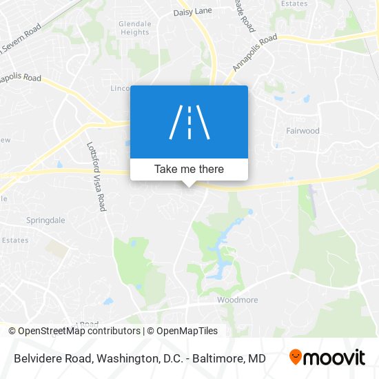Belvidere Road map