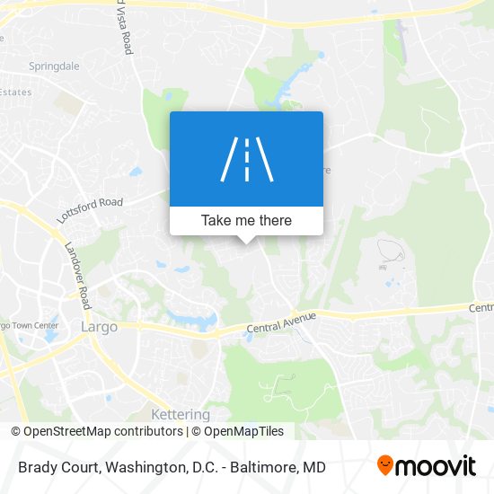 Brady Court map
