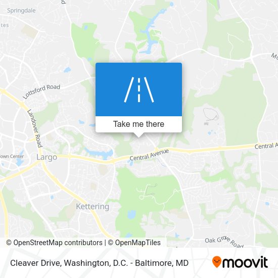 Cleaver Drive map