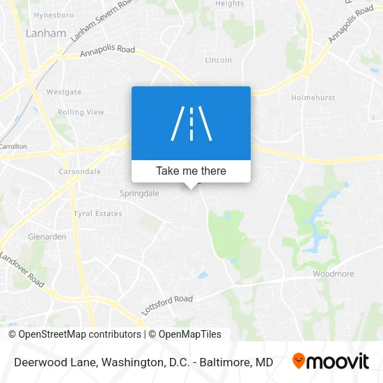 Deerwood Lane map