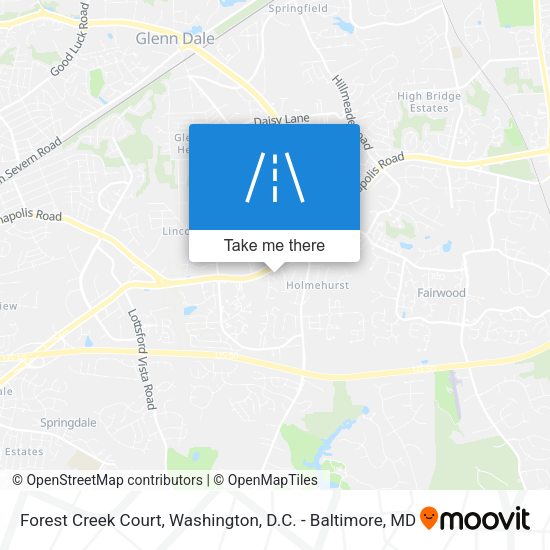 Mapa de Forest Creek Court