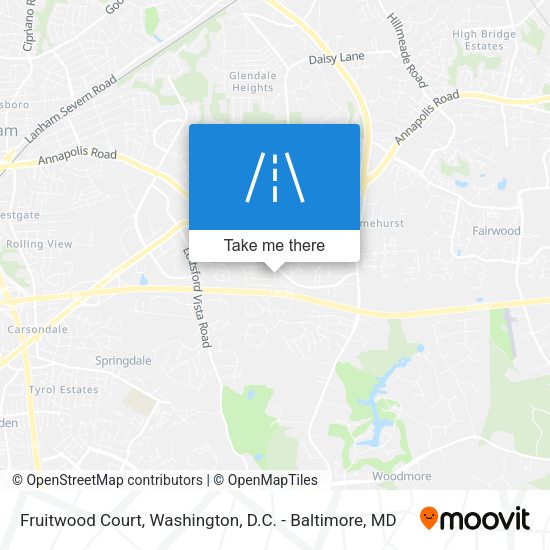 Fruitwood Court map