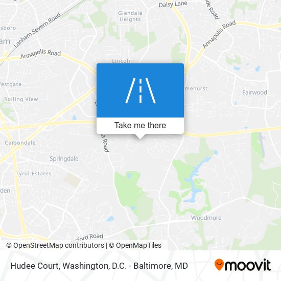 Hudee Court map