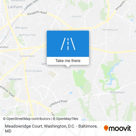 Meadowridge Court map