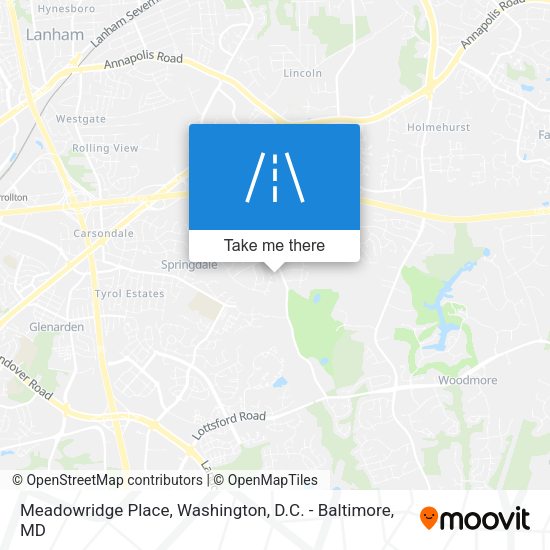 Mapa de Meadowridge Place