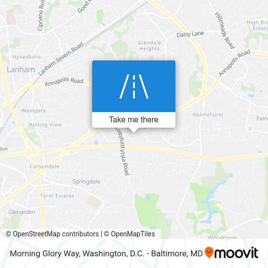 Morning Glory Way map