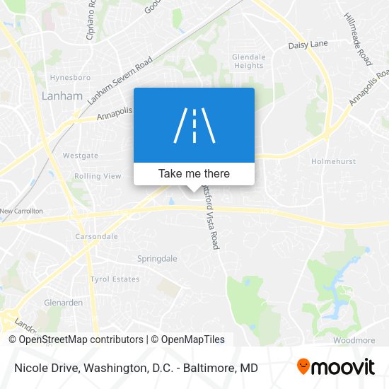 Nicole Drive map