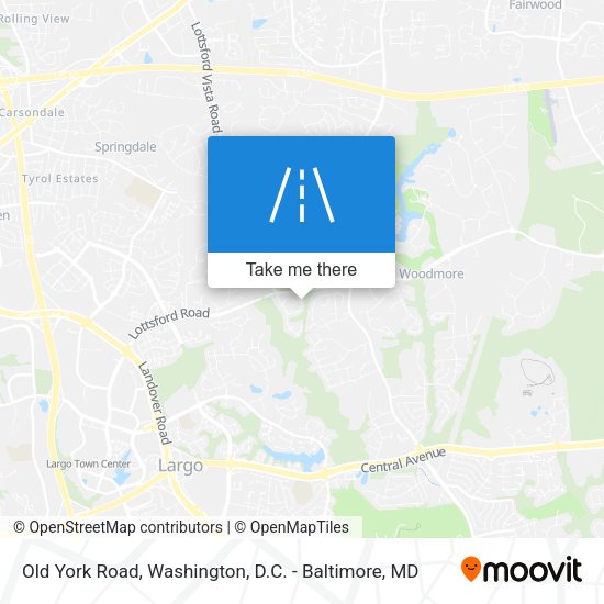 Old York Road map