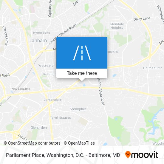 Mapa de Parliament Place