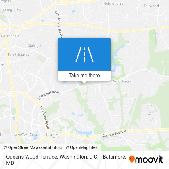 Mapa de Queens Wood Terrace