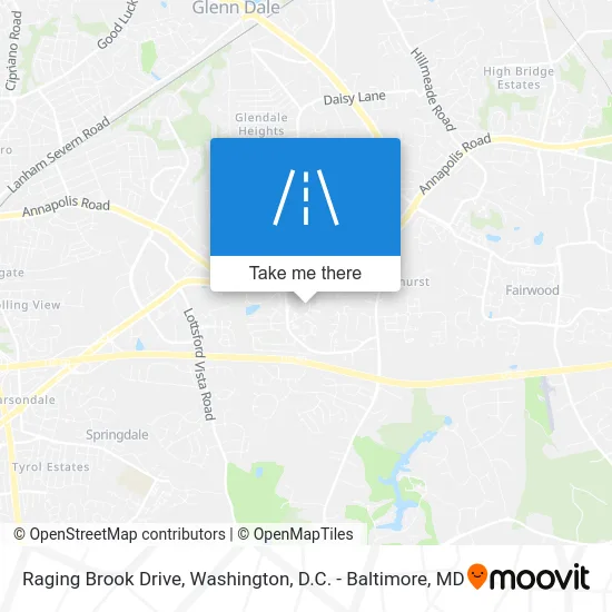 Raging Brook Drive map