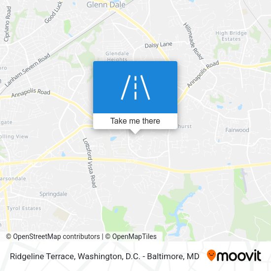 Ridgeline Terrace map